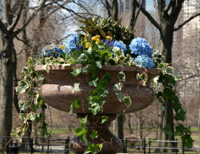 Floral Urn - Mall Entrance