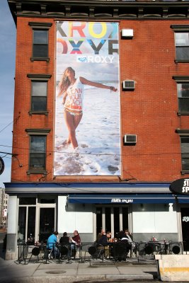 Sidewalk Cafe & Billboard