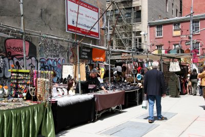Flea Market at Spring Street Intersection