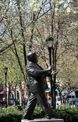 Mayor LaGuardia Statue - Garden View