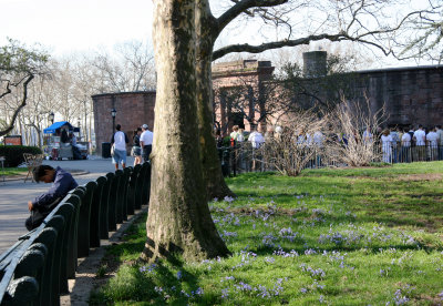 Castle Clinton Line for Ferry to Ellis Island & Statue of Liberty