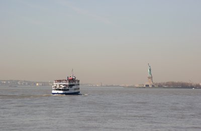 Ferry Headed for the Statue of Liberty
