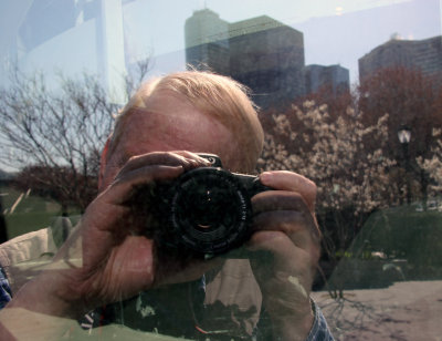 My Reflection in the Jewish Holocaust Memorial Museum Window