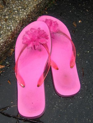 Lost or Left Flower Slippers