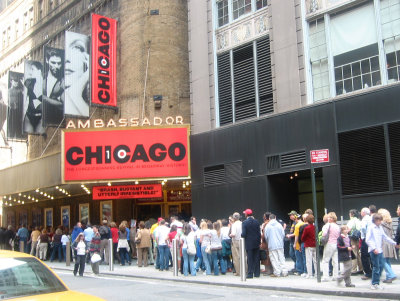 Chicago Musical at the Ambassador near Broadway