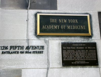 New York Academy of Medicine Markers