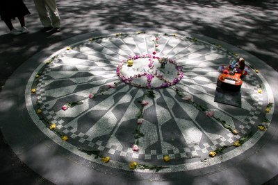 Strawberry Fields Memorial at West 72nd Street
