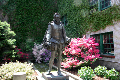 Azaleas in Cervantes Courtyard