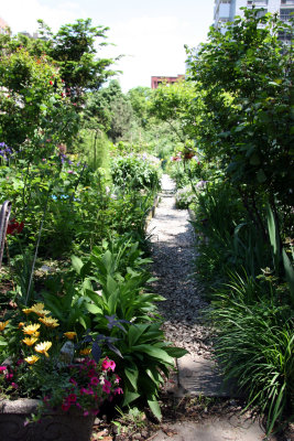 Garden View - North View of the East Path