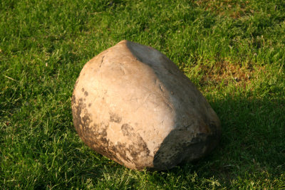 A Marble Stone on the Grass
