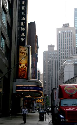 Ophrah Winfrey's Color Purple at the Broadway Theatre - North View