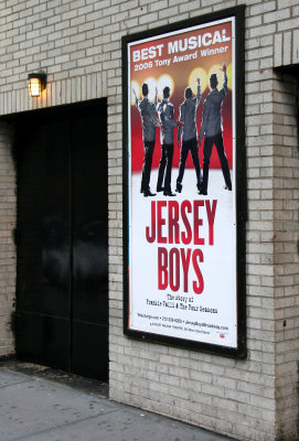 Jersey Boys Theater Poster