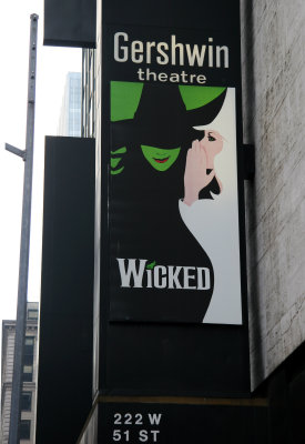 Wicked at the Gershwin Theatre - West View