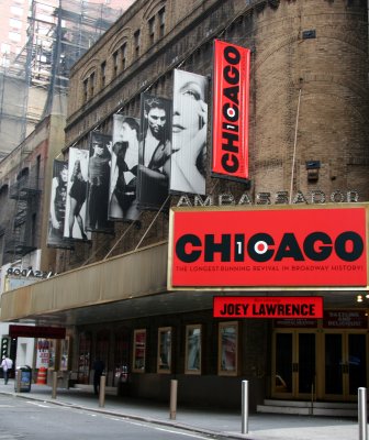 Chicago at the Ambassador Theatre - Northwest View