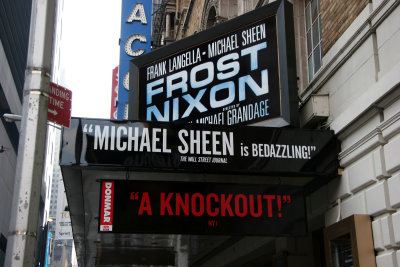 Frost Nixon at the Jacobs Theatre