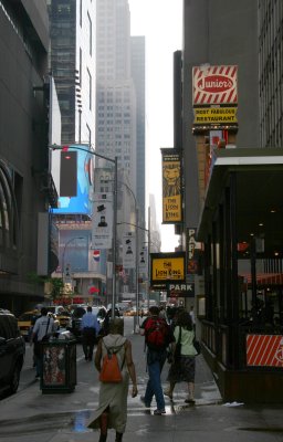 East View of 45th toward Times Square