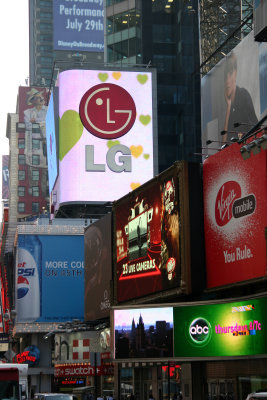 Times Square Signs - North View 