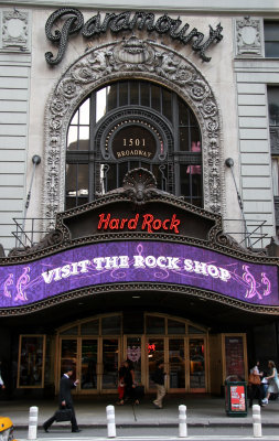 Times Square - Paramount Building & Hard Rock Shop