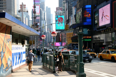 North View of  Times Square - Subway Station