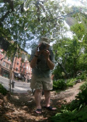 Self Portrait Reflection in a Gazing Ball