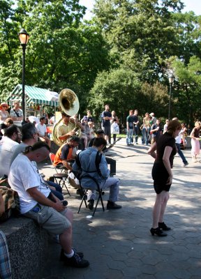 New Orleans Style Dance Band Troupe Performance