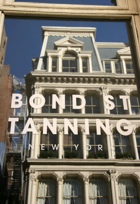 Bond Street Tanning - Window Reflection