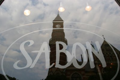 SABON Window Reflection - Jefferson Market Courthouse