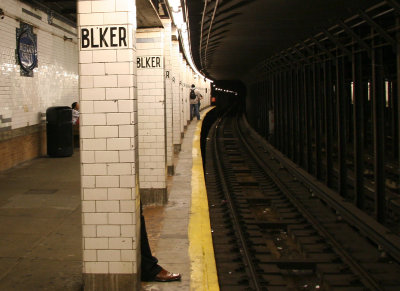 Uptown Subway Platform