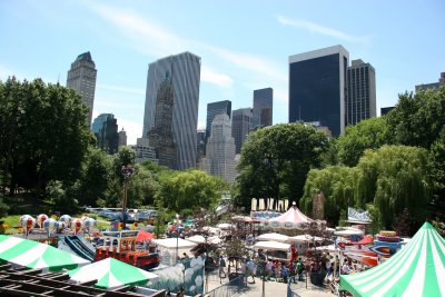 Childrens' Amusement Park at the Ice Skating Rink