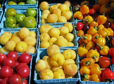 Farmers Market - Tomatoes & Peppers