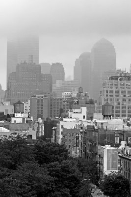 Downtown Manhattan Fog Cover