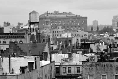 West Greenwich Village & New Jersey Palisades - Black & White