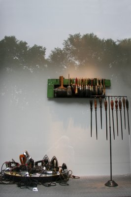 NYU Gallery Window with Park Reflection