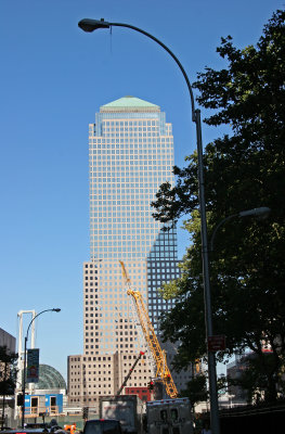 3 World Financial Center Building at Ground Zero from Broadway