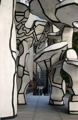 Jean Dubuffet's Four Trees Sculpture