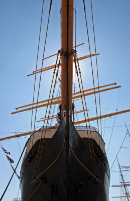 Peking Clipper Ship Bow & Mast