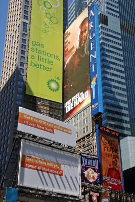 Times Square on Brazil Day