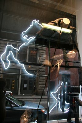 Neon Steed - Clothing Store Window