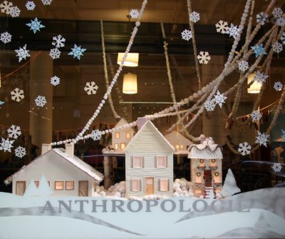 Anthropologie Winter Holidays Window