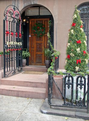 Residence with Holiday Decorations