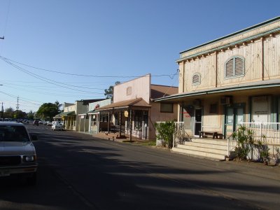 Shopping village in Waimea
