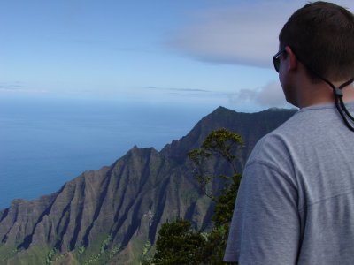 Na Pali coast from the Kalalau lookout