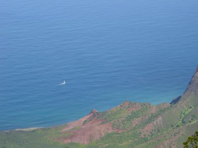 Na Pali coast from the Kalalau lookout