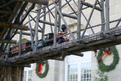 Miniature trains at the U.S. Botanic Garden.