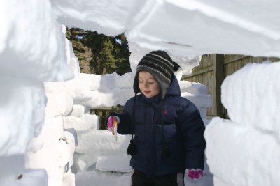 Building a Snow Castle