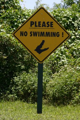 Warning sign.