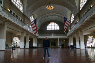 Registry Hall, Ellis Island.