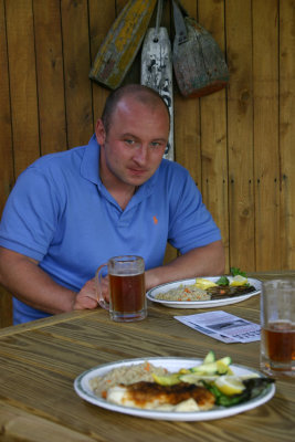 At JT's seafood in Brewster.