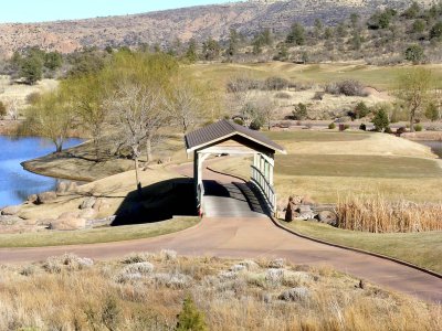 Bridge on a golf course, Prescott, AZ Feb 24th