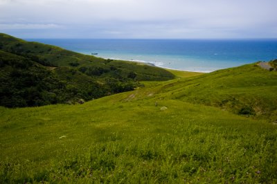 Heading inland South of Ferndale, CA